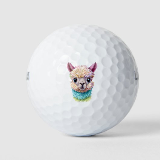 Balles De Golf Lama de bébé coloré (Devant)
