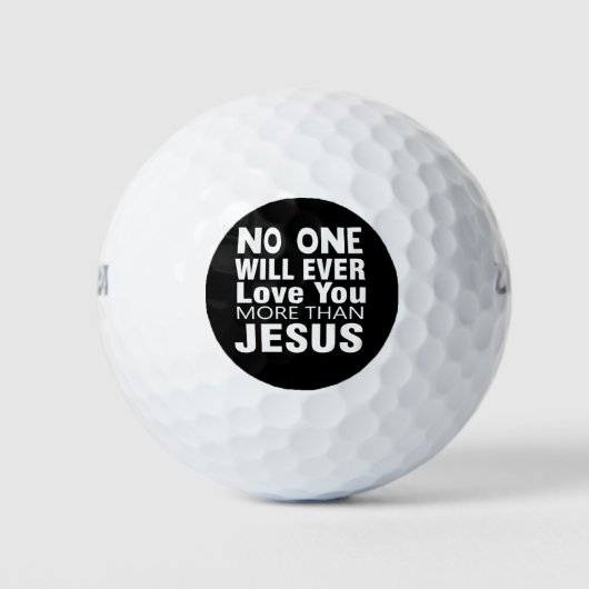 Balles De Golf L'Amour de Jésus (Devant)