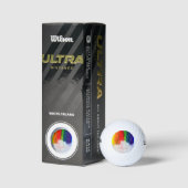 Balles De Golf L'amour est l'amour Rainbow Pride LBGQT (Emballage)