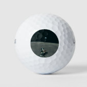 Balles De Golf Lander lunaire Apollo et lever de terre sur la lun (Devant)