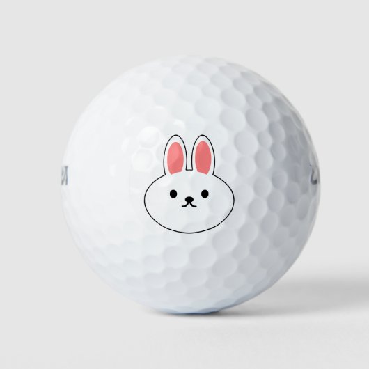 Balles De Golf Lapin de dessin animé (Devant)