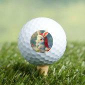 Balles De Golf Lapin de Noël (2) (T-shirt Insitu)