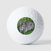 Balles De Golf lapin joyeux (Recto)