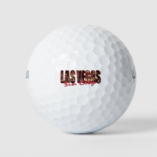 Balles De Golf Las Vegas Sin City (Devant)