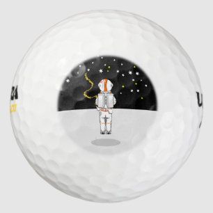 Balles De Golf L'astronaute attrape une courte Weight dans l'espa