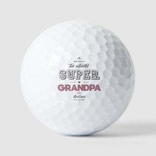 Balles De Golf L'authentique super-grand-père