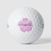 Balles De Golf Lavatera rose (Devant)