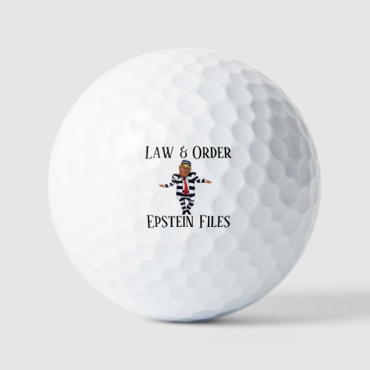 Balles De Golf Law & Order Golf Balls (Recto)