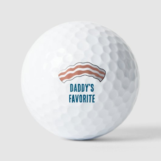 Balles De Golf Le bacon préféré de papa (Recto)