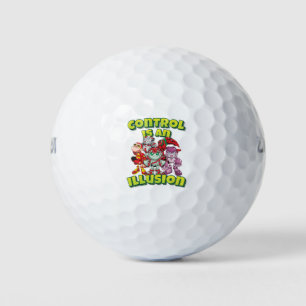 Balles De Golf Le contrôle est un robot d'illusion IA