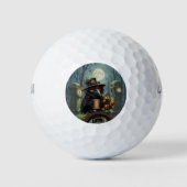 Balles De Golf Le corbeau alimenté par le café (Devant)