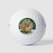 Balles De Golf Le Cute Chipmunk A L'Oeil Sur Vous (Devant)