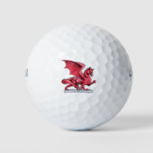 Balles De Golf Le dragon de pierre de naissance de juillet : Ruby (Devant)