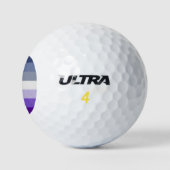 Balles De Golf Le drapeau de la fierté lesbienne butch de Slipper (Logo)