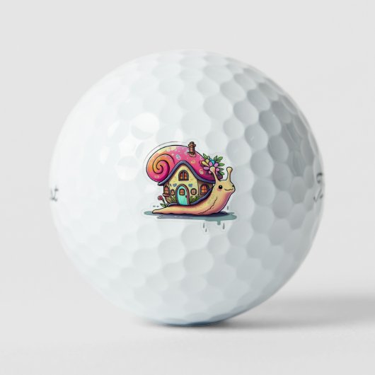 Balles De Golf "Le fardeau de l'escargot" (Recto)