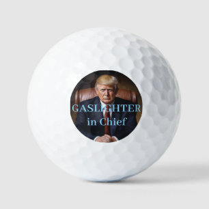Balles De Golf Le Gaslightueur en Chef Trump