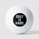 Balles De Golf Le golf est dur humour de golf amateur de golf drô (Recto)
