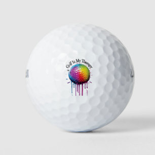 Balles De Golf Le golf est ma thérapie Funny Golf