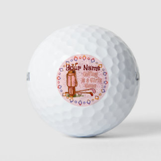 Balles De Golf Le golf est un jeu pour filles