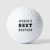 Balles De Golf Le meilleur mailtering sportif de frère du monde (Recto)