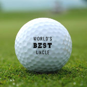 Balles De Golf Le meilleur oncle du monde