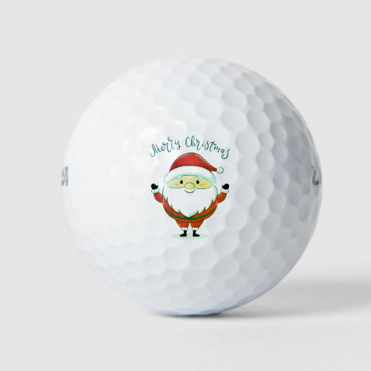 Balles De Golf Le mignon Père Noël (Devant)