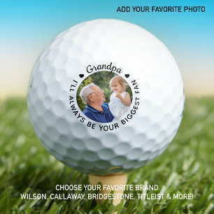 Balles De Golf Le plus grand fan de Golfer - GRANDPA - Photo pers