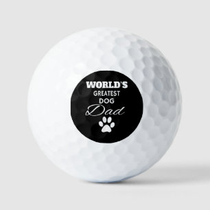 Balles De Golf Le plus grand papa de chien du monde T-shirt, Aime