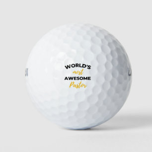 Balles De Golf Le plus merveilleux Pastor bl du monde