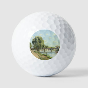 Balles De Golf Le Pont Du Chemin De Fer Camille Pissarro