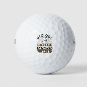 Balles De Golf Le Rock géologique gagne toujours