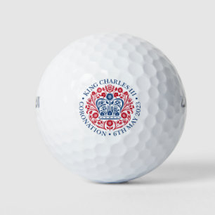Balles De Golf Le roi du couronnement Charles III