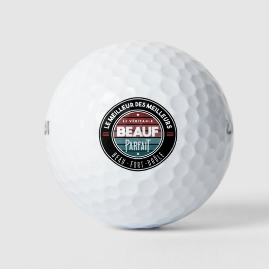Balles De Golf Le véritable beauf parfait (Devant)