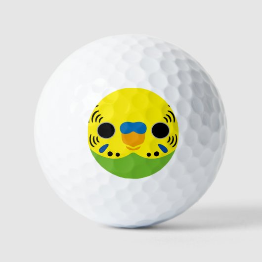 Balles De Golf Le visage d'un perruche mâle normal (Recto)