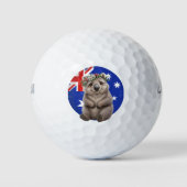 Balles De Golf Le wombat le plus mignon d'Australie (Devant)