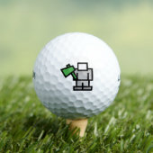 Balles De Golf Le x de bataille en vert (T-shirt Insitu)