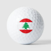 Balles De Golf Lebanon Golf Balls, Libanais Drapeau Golfeurs /Pat (Recto)