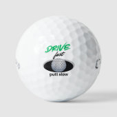 Balles De Golf Lecteur rapide, putt lent (Recto)