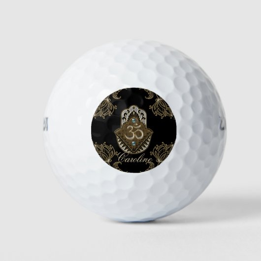 Balles De Golf L'élégant panneau Ohm. (Devant)