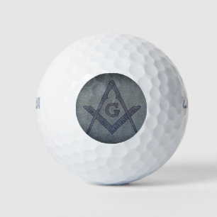 Balles De Golf L'emblème maçonnique