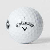 Balles De Golf Leo le lion bookended Zodiac (Logo)