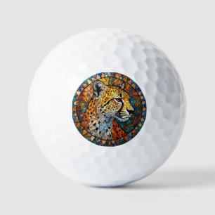 Balles De Golf Léopard aux couleurs vives