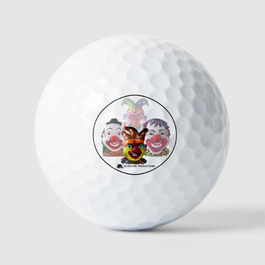 BALLES DE GOLF LES 4 CLOWNS (Recto)
