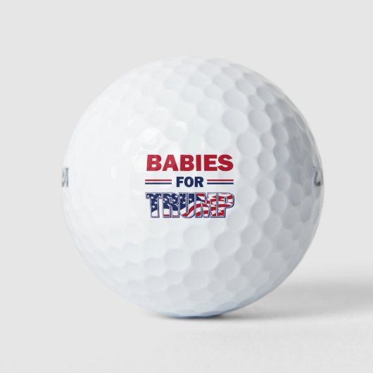 Balles De Golf Les bébés pour Trump (Devant)