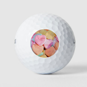 BALLES DE GOLF LES COEURS DE LA BOUGIE DE VALENTINE