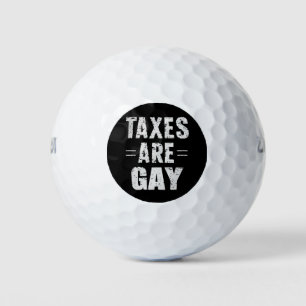 Balles De Golf Les impôts sont gays