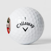 Balles De Golf Les pas de Noël Président Donald Trump & Melania (Logo)