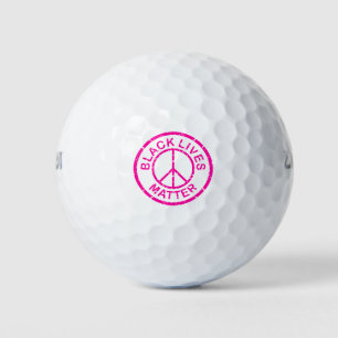 Balles De Golf les vies noires sont rose