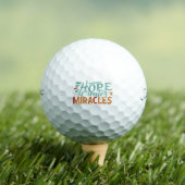 Balles De Golf L'espoir crée des miracles (T-shirt Insitu)