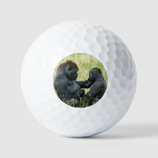 Balles De Golf L'éternel frère Gorilla (Recto)
